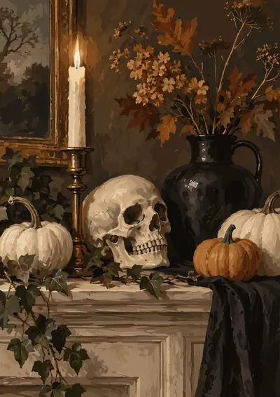 Gothic Halloween — finished picture