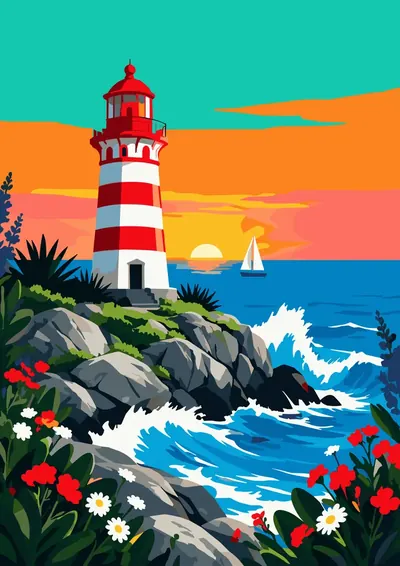 Lighthouse — finished picture