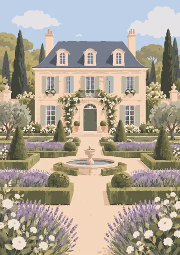 Chateau Fountain Garden — finished page