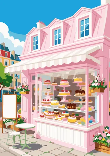 Patisserie — finished page
