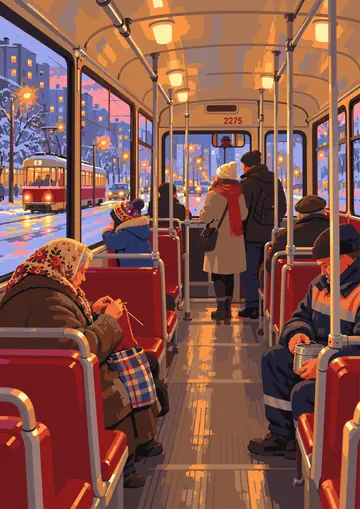 Inside the Tram — finished page