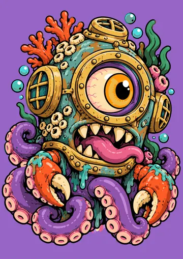 Deep Diver — finished page