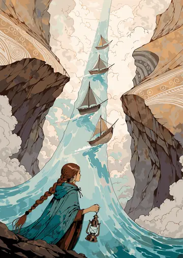 River Upward — finished page