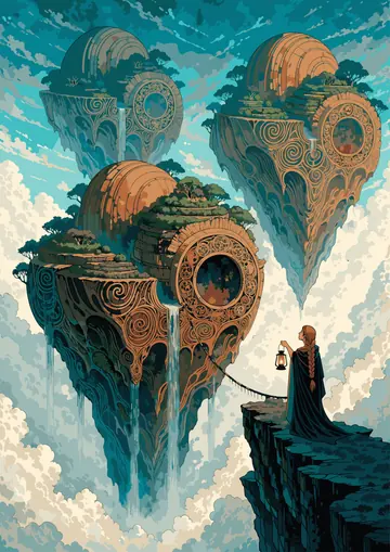 Floating Islands — finished page