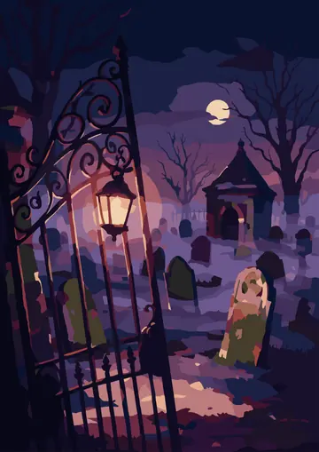Cemetery Gate — finished page