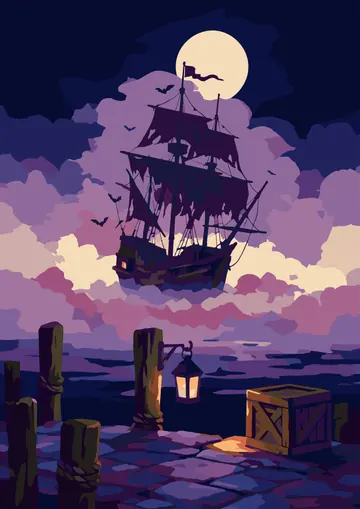 Ghost Ship — finished page