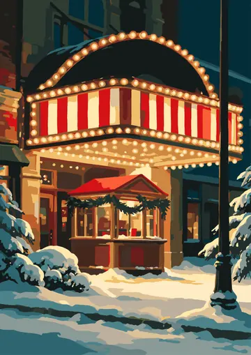 Cinema Marquee — finished page