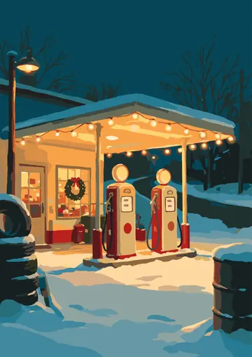 Filling Station — finished page