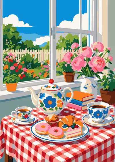 Tea Still Life — finished picture