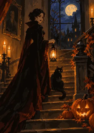 The Vampire's Stair — finished picture