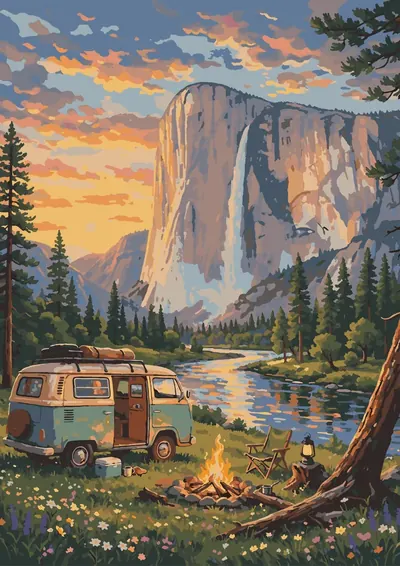 US National Parks — finished picture